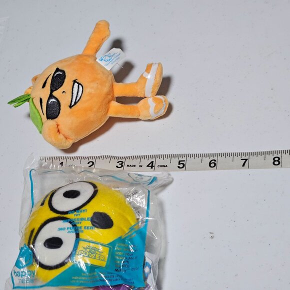 Hamster Elephant Worm Snake Orange Smiley Face Lot Of 6 Plush Stuffed Animals - Picture 9 of 12